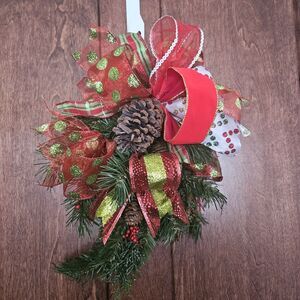 Holiday Door Decoration Swag Small ~15 in